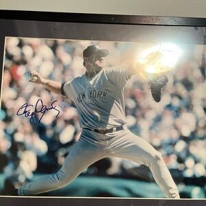 New York Baseball Player Signed Photo